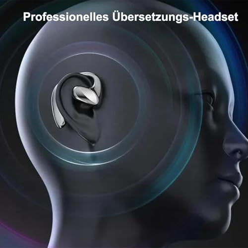 Reiteag TalkBuds Übersetzer Ohrhörer – Bluetooth Kopfhörer mit Echtzeit Übersetzung in 145 Sprachen, HD Sound, Ladeetui, Anrufmodus & Musik, Tragbar & Wiederaufladbar