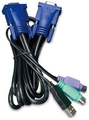 Planet 1.8M USB KVM Cable w Built-in PS2 to USB Converter, KVM-KC1-1.8 (PS2 to USB Converter)