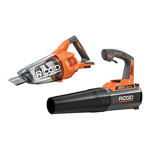 18V Cordless 2-Tool Combo Kit with Hand Vacuum and 18V Cordless 105 MPH Jobsite Handheld Blower (Tools Only)