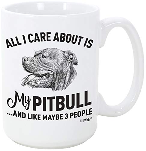 Pitbull Mom Gifts Mugs For Christmas Women Men Dad Decor Lover Decorations Stuff I Love Pitbull Coffee Accessories Talking Art Apparel Funny Birthday Gift Home Supplies Products Dog Coffee Cup Mugs