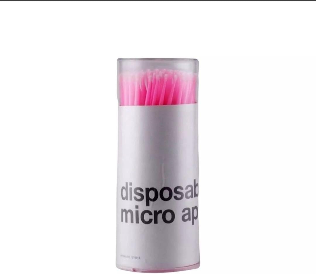 Cassarina Micro Brush Applicators for Makeup and Personal Care Microswabs for Eyelash Extension Reusable Mascara Applicator Individual Eyelash Extension Microbrushes Makeup Tools (Multicolor)