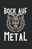 Notizbuch: Metal Fan Ziegenbock Wortspiel DIN A5 120 Seiten für Notizen Zeichnungen Formeln | Organizer Schreibheft Planer Tagebuch