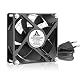 80 mm GDSTIME EC Lüfter 230V für PC und Computer