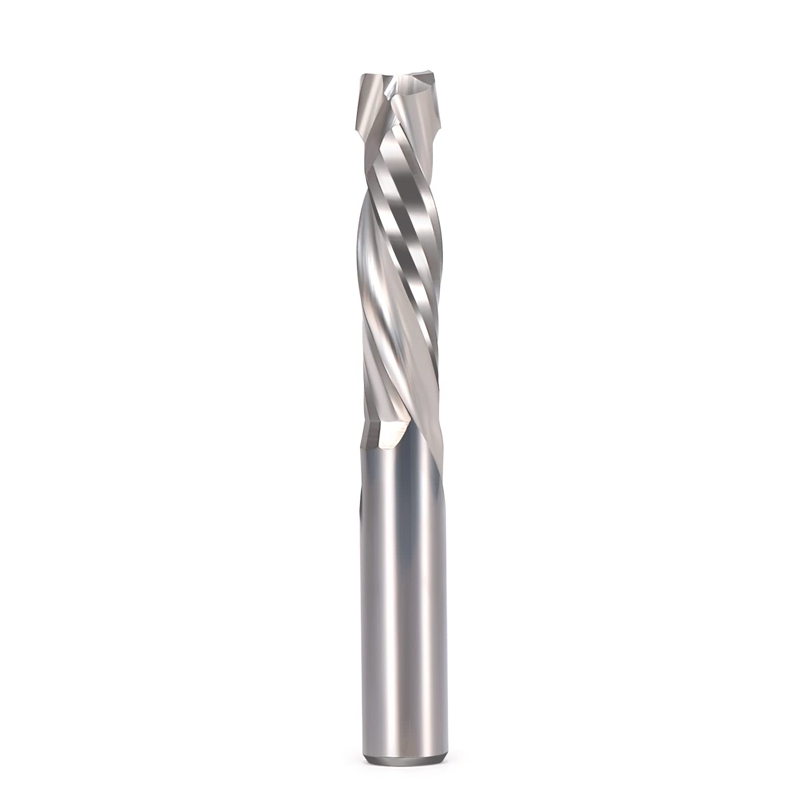 Spiral Router Bits Up Down Compression Bit 1/4 inch Cutting Diameter, 1" Cutting Length,1/4 inch Shank Solid Carbide CNC End Mill for Wood Carving