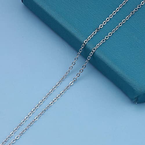 Iaceble Boho Silver Long Necklace Chain Crescent Pendant Necklace Vintage Half Moon Chain Necklace Minimalist Moon Necklace Jewelry For Women And Girls #TOP3