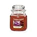 Produktbild Yankee Candle Glaskerze, mittel, Vibrant Saffron, rot, 9,9 x 9,9 x 13,5 cm