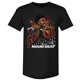 500 LEVEL Giannis Antetokounmpo Miami Heat Cartoon Men's Premium T-Shirt (Tri Black, Large)