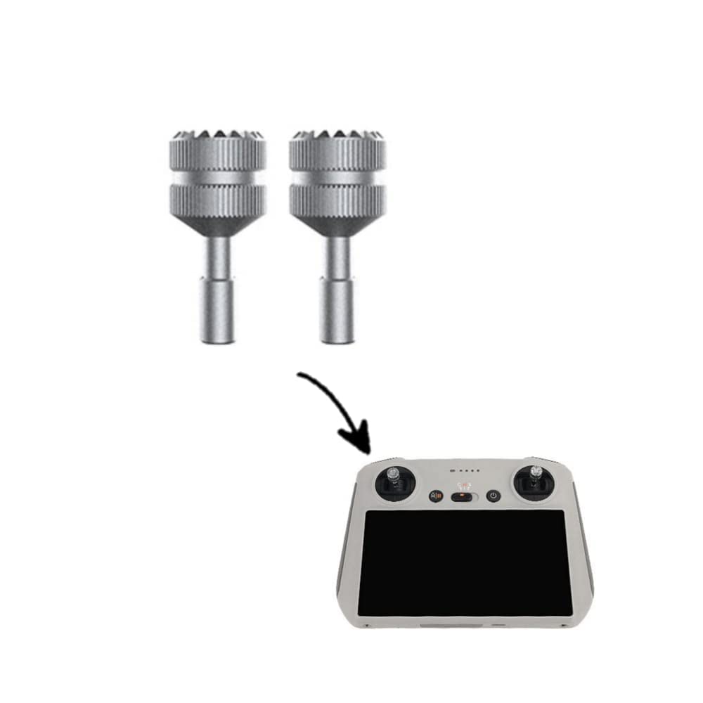GetZget® Thumb Rocker for DJI Mini 3/4/ 5 Pro RC/Mavic 3 Classic/Air 3s RC2 Smart Remote Controller Joysticks Accessories (Titanium)-picture-23