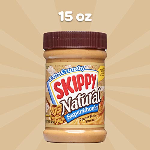 Skippy Natural Peanut Butter, Super Chunky, 15 Oz #TOP7