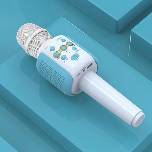 Image of VRJTEC Kids Wireless Karaoke Microphone | Bluetooth Singing Mic with Built-in Speaker & Echo | Rechargeable Portable Toy Mic for Boys & Girls | Fun Birthday Party Gift & Home Entertainment
