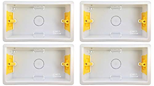 Image of Appleby SB629 Dry Lining Boxes - 2 Gang 32mm (Pack of 4)
