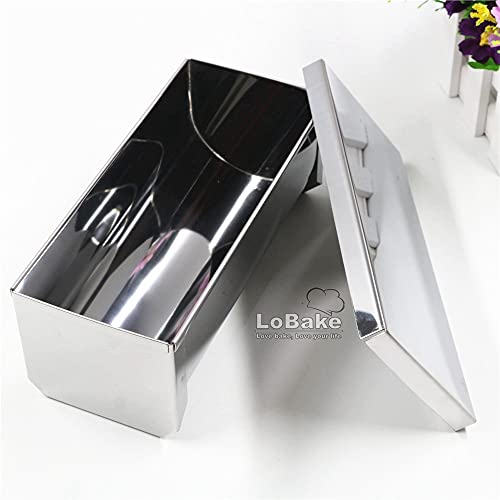 5 Styles Long Design Half Round Sylinder Shape Stainless Steel Bread Mold Metal Cake Mould Toast Box Loaf Pan Tin Diy Bakeware (18.5Cm) #TOP2