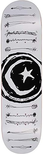 Foundation Star and Moon Scribble Skateboard Deck - 8.25"
