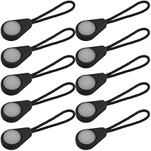 ITROLLE Luminous Zipper Extension 10PCS Glow in The Dark AntiLost Puller Heads Tags for Backpacks, Jackets, Luggage, Purses, Handbags
