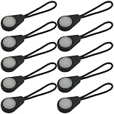 ITROLLE Luminous Zipper Extension 10PCS Glow in The Dark AntiLost Puller Heads Tags for Backpacks, Jackets, Luggage, Purses, Handbags