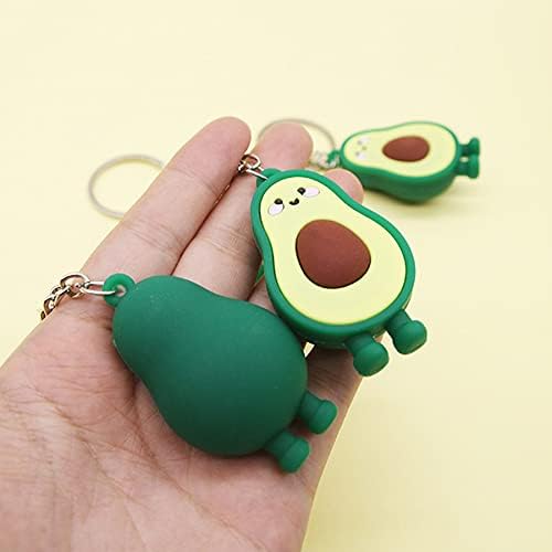 ARFUKA Keyring Avocado Pendant Keychain Metal Key Chain, Christmas/Birthday/Valentine's Day Gift for Men and Women Pack of 2 - Image 4