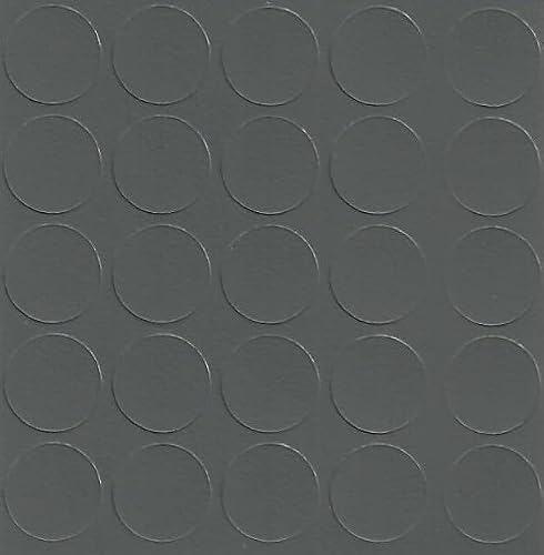 Graphite 14mm Self-Adhesive Furniture Screw Hole Cover Caps 25 Pcs, Acrylic, Durable, Thin, Perfect for Shelves, Camlock, Confirmates, Egger Compatible