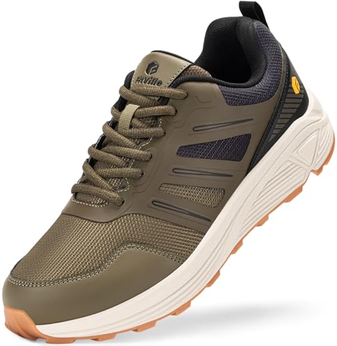 FitVille Extra Wide Sneakers for Men with Wide Toe Box Lightweight Trail Running Shoes for Workout Gym Cross Training Shoe Fashion Casual Sneaker