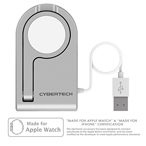 [Mfi Certified] Replacement Apple Iwatch Replacement Protable Magnetic Charging Dock,Foldable Design To Enable Nightstand Mode With 3Ft Long Usb Cable For All Iwatch Series 1, 2, 3 (38, 42Mm) (White) #TOP3