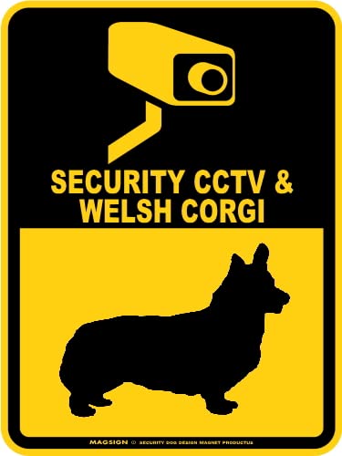 [MAGSIGN] �E�F���V���R�[�M�[�x����/�h�ƃJ�����Ď��� �p�� SECURITY CCTV�� WELSH CORGI �Z�L�����e�B�[�X�e�b�J�[/�o���p�[�X�e�b�J�[ �C�G���[(���F) ���{�� S�T�C�Y
