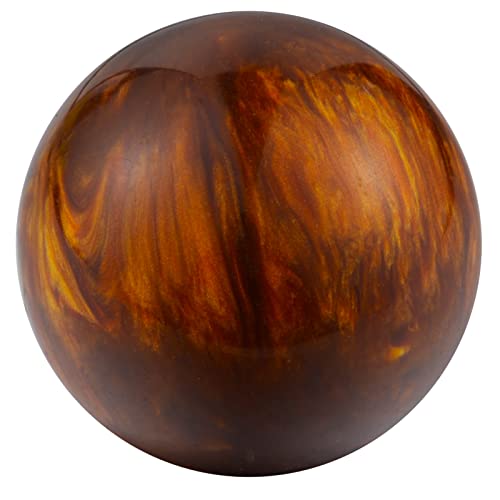Arenbel Car Gear Shifter Lever Knob Polished Ball Shift Stick Handle Replacement Fit Most Manual Auto Vehicles, Brown
