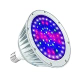 Upgraded LED Pool Light Bulb for Inground Pool, 12V 40W RGB Color Changing Swimming Pool Lights for inground Pool, Pool Light Bulb E26 Replacement for Pentair and Hayward (12V-RGB+White)