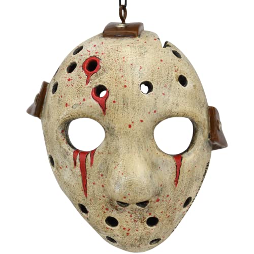 Tree Buddees Bloody Hockey Mask Halloween Ornament Scary Decoration #TOP1
