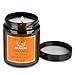 Scented Massage Candle Caramel - Soy Wax Candle 3.5Oz - Blend of Coconut and Almond Oils - Vanilla Oleoresin - Relaxing Massage Candle - Body Care - Calming - Beauty - Aromatherapy - Glass Candle Gift