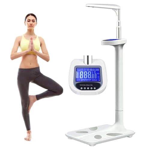 Electronic Height and Weight Scale, Digital Scale, High Precision Sensor, Suitable for Gym, Hospital, 200kg/440 Lb Capacity,