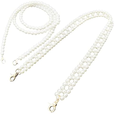 Abuyall Pearl-White Top-Handle Handbag Cover
