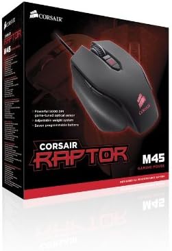 Corsair Raptor M45-5000 DPI Optical Sensor Gaming Mouse (Raptor M45)