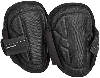 AmazonCommercial Over/Under Knee Pads, 21.6 cm, Black, 1 pair