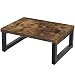 Snughome Wooden Step Stools for Kids, Solid Wooden Bedside Step Stool Adults Hold Up to 350 lb, One Step Foot Stool for Kitchen, Bedroom, Living Room, Bathroom - Self-Assembly(Rustic Brown)