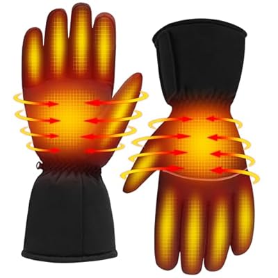 SVPRO Thinsulate Electric Heated Work Gloves with Rechargeable li-ion Battery Heated for Men and Women Touchscreen Warm Thermal Soft Lining