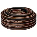 Fevone Gartenschlauch 20m 1/2 Zoll (13mm) Schlauchrohre für Garten 4ly 25 Bar Hochbelastbar Tragbar Außen Kompressor Schlauchleitung Flexibel Robust Gurtbar Knickschutz Schwarz/Orange
