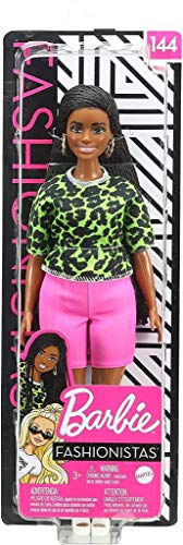Barbie Fashionistas Neon Leopard Shirt Mattel Ghw58 - vue 7