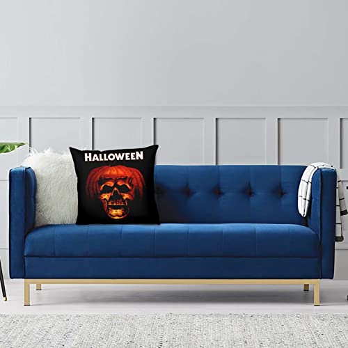 Michael-Myers Halloween Decorations Pillow Case Horror Movie Throw Pillow Covers Home Decor Cushion Case For Sofa Couch 18 X 18 Inches #TOP3