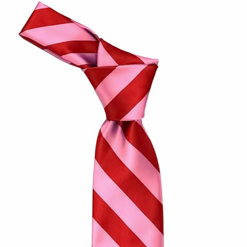 Image of tiemart Men's Striped Tie Standard Length