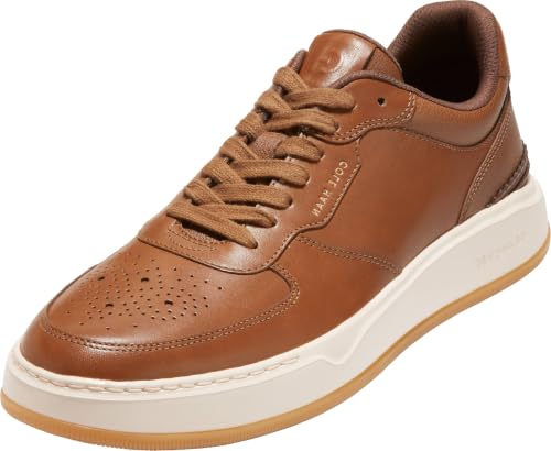 Cole Haan Men's Grandpro Crossover Sneakers, British Tan/Ivory, 7-M US