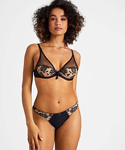 Aubade Women's Lovessence Plunging Triangle Bra, Black (Black), 36C #TOP28