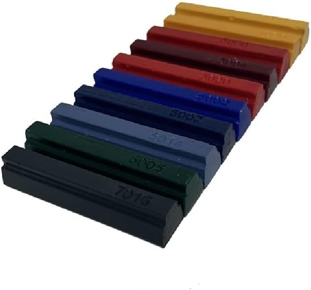 Konig Soft Wax Furniture Repair Filler Sticks Set (975 - Mixed RAL colours)