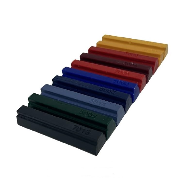 Konig Soft Wax Furniture Repair Filler Sticks Set (975 - Mixed RAL colours)