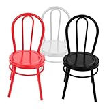 Portables et compactes : leur petite taille et leur légèreté rendent ces chaises faciles à transporter et à placer partout. chaises de décoration pour maison de poupée, meubles miniatures pour maison de poupée