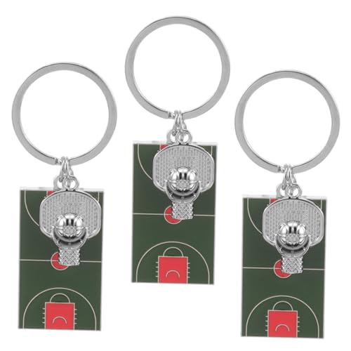 Porte-clés de basket-ball vert robuste pour ne plus perdre ses clés - 3
