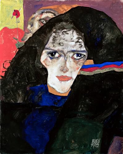Peinture Femme en Deuil Egon Schiele Toile Artistique de Qualité