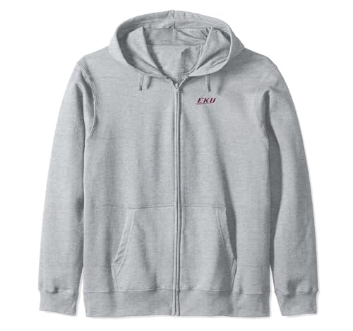 Eastern Kentucky Colonels Left Chest Icon Logo Zip Hoodie