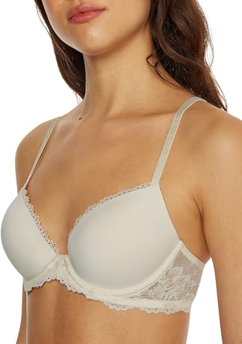Calvin Klein Damen Push-Up BH Lift Demi mit Bügel, Elfenbein (Ivory), 90C 2