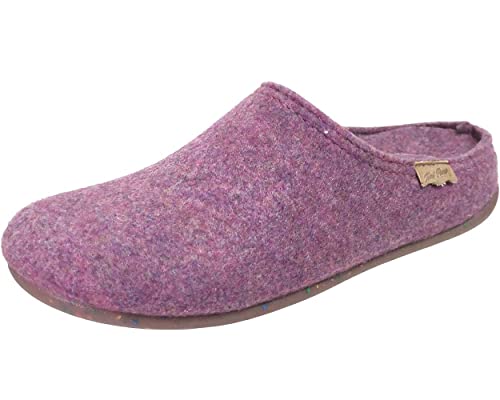Chaussons femme en feutre recyclé - MONA-FR - Violet, 40 EU Cover