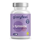 L Tyrosine Végane avec Niacine et Vitamine B6 (365 Capsules), Hautement Dosée à 1000 mg et Pur, Contre la Fatigue et Régule L'Activité Hormonale*, Sans Additifs, Testé en Laboratoire