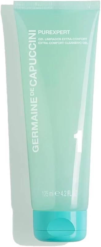 Gel de Limpeza Facial Purexpert I Extra-Comfort Germaine de Capuccini para Pele Normal e Mista, 125 mL